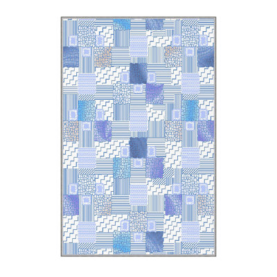 Elegant 3D Printed Area Rug, 4.6 x 7.2 ft | 100% Polyester, 0.31 in Pile Height, Antibacterial | Non-Slip PVC Felt Dot Underside, Machine Washable, Perfect for Living Room or Bedroom, Durable & Stylish Design