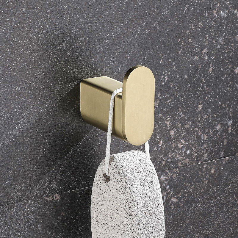 Ensemble de quincaillerie de salle de bain 5 pièces, Or brossé