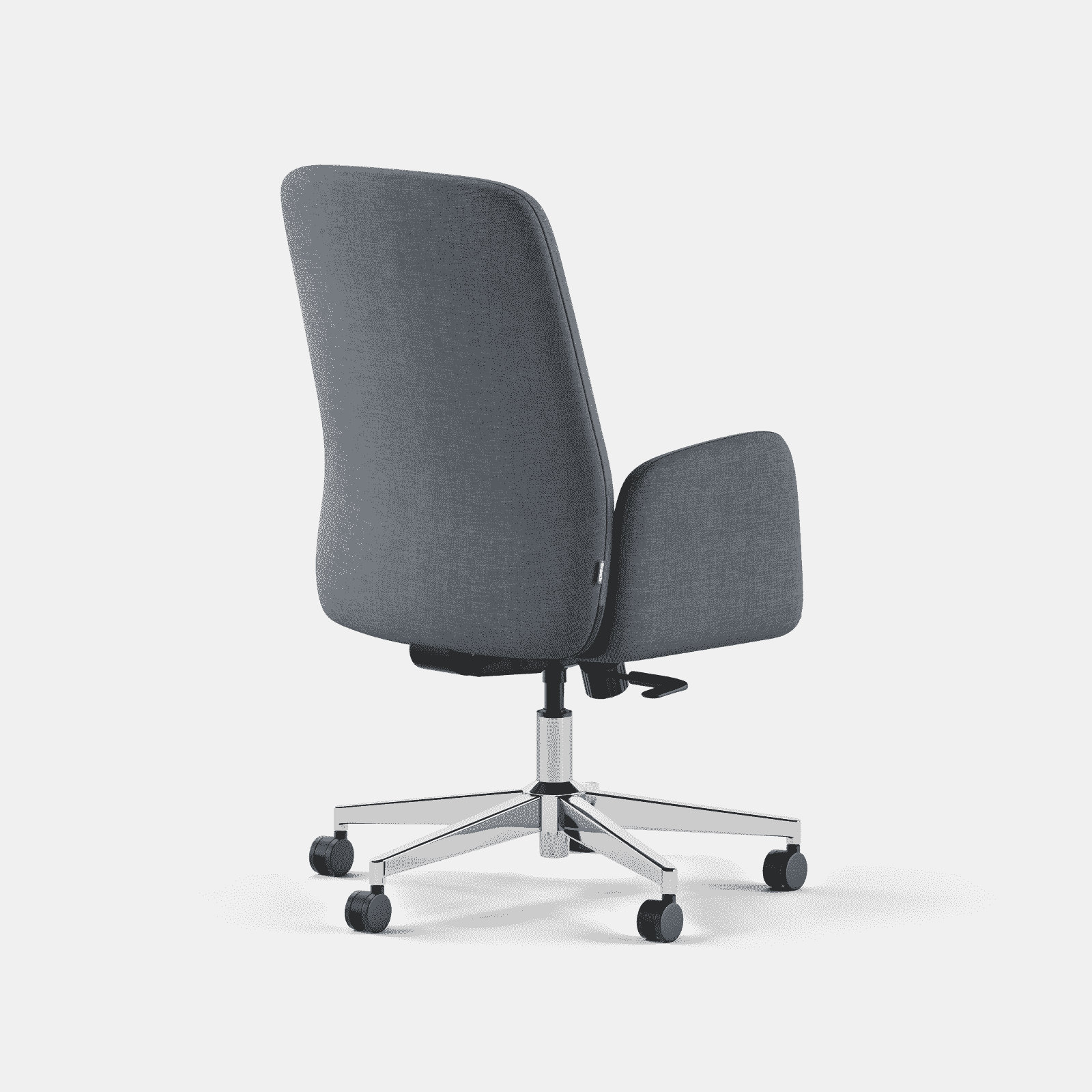 Softside Chair - Midback - Fabric, Overcast, 40.5"