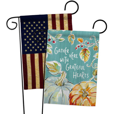Double Sided 18.5'' H x 13'' W Polyester Garden Flag