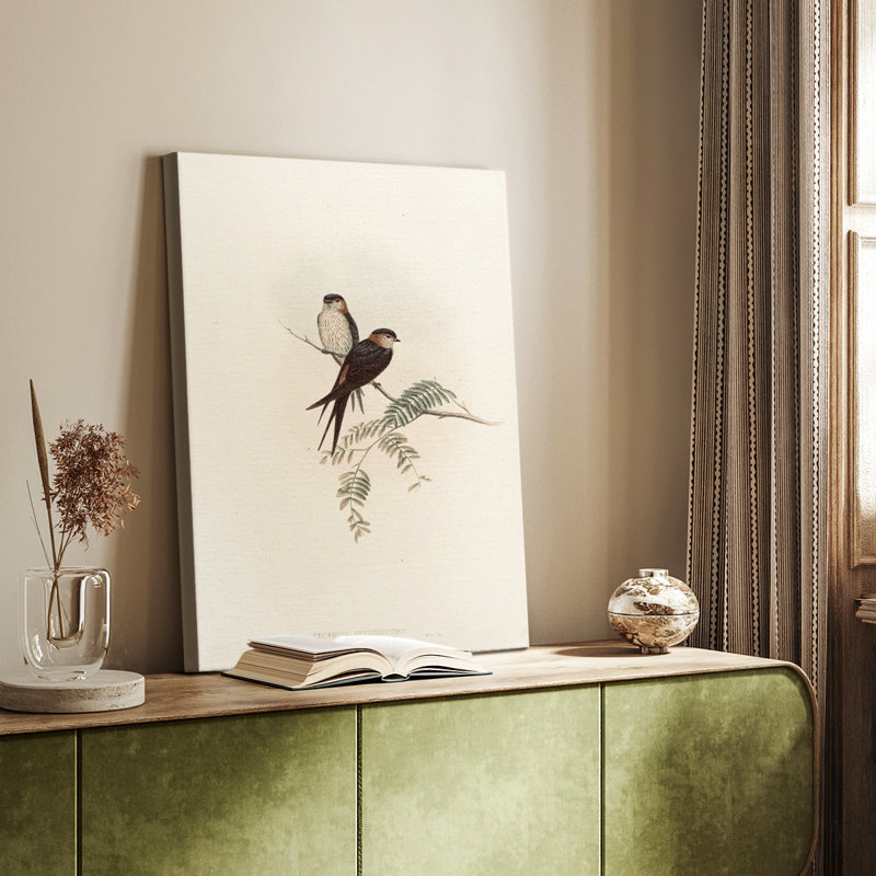 «Vintage Animal Print», impression sur toile rétro «Cavas», H 60 po x l 40 po