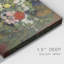 Bouquet de fleurs dans un vase - peinture sur toile tendue-1854570040