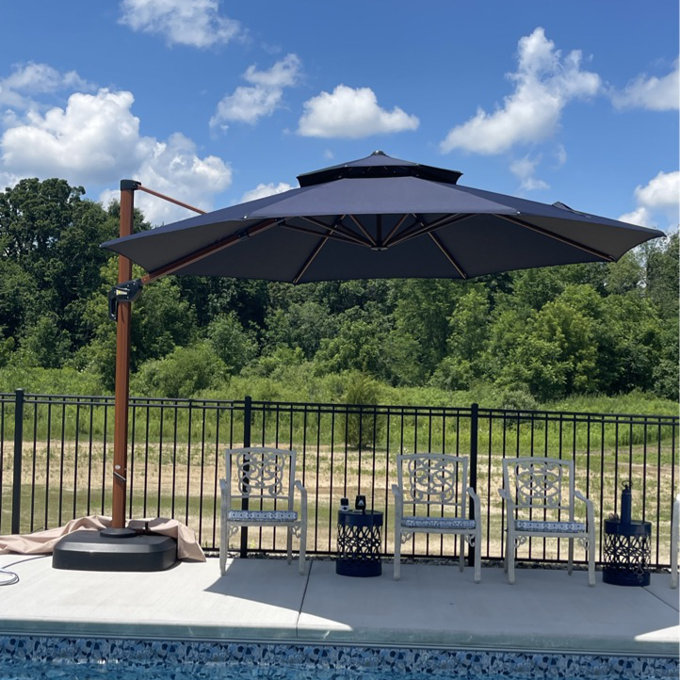 abba patio umbrella replacement canopy Canopy Replacement VIENNA 10FT Offset Umbrella