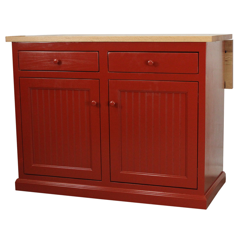 Îlot de cuisine Averett, Rouge vif