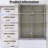 56-60 "W X 60" H Frameless Sliding Shower Door In Brushed Nickel Finish-116985547
