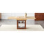 Une table de salle à manger extensible avec espace de rangement, une table de salle à manger extensible de 59 à 71 pouces. Table à tirer rectangulaire en bois avec structure en panneau de fibres à densité moyenne de couleur noyer pouvant accueillir 4 à 8 personnes.