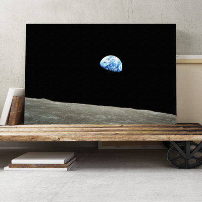 Earth from Space Photographic - Wrapped Canvas