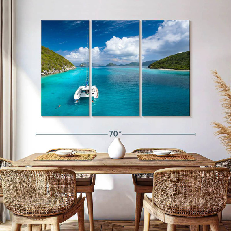 Mehar Lovango Cay Catamaran, 42" H x 65" W