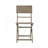 Outdoor Acacia Wood Folding Dining Chair (Set Of 2),Grey-1474175023
