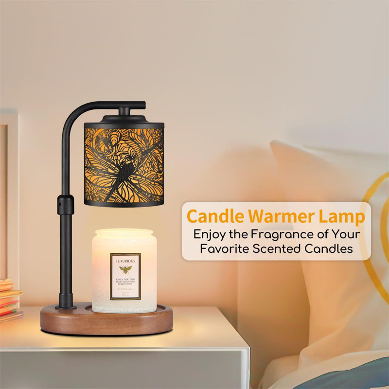 Bougie chauffe-lampe avec minuterie, bougie chauffe-plat d'anniversaire pour maman, décoration de chambre à coucher pour la maison