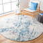 Tapis ivoire / bleu Olaughlin-1796830997