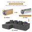 Modern Oversized Corner Sofa L-Shaped Corduroy Sofa With Storage Pockets -831990045-831990044