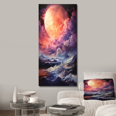 Ocean Sunset Storm 2 - Storms Wall Art