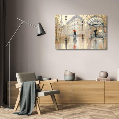ArtDirect Purinton, Julia Gallery Wrapped Canvas Art Titled: To the Metro I