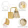 Vintage Wireless Rechargeable Armed Sconce with Remote and Bulb, Battery Operated Wall Sconce