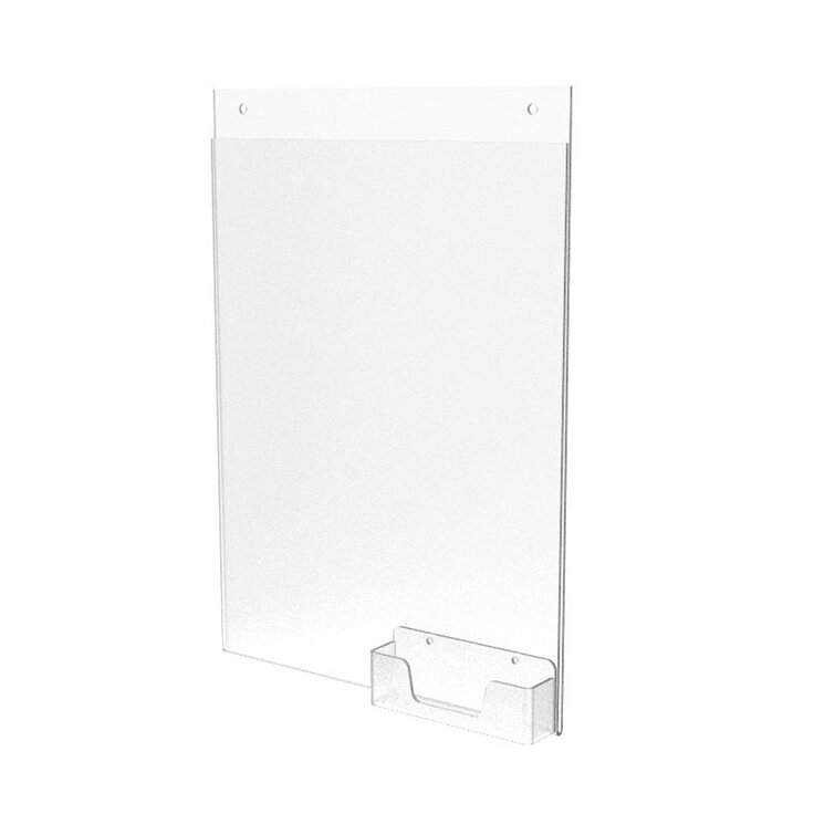 Azar Displays Acrylic Sign Holders with Adhesive Tape