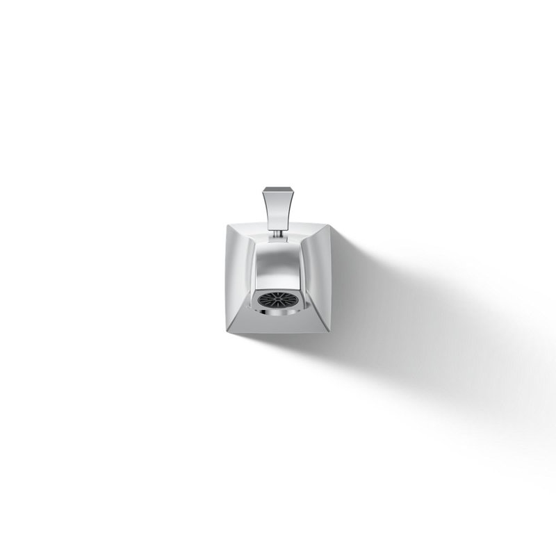 Memoirs Stately Wall-Mount 6" Diverter Bath Spout with Deco Lift Knob, Polished Chrome