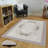 Stylish Woven Carpet, 5.2 x 7.5 Feet | 100% Polyester, 0.3 in Pile Height, Antibacterial, Non-Slip PVC Dot Underside | Machine Washable, 3D Digital Print | Perfect for Living Room, Bedroom & Home Décor-1406644893