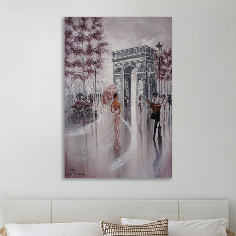 Glimpse, Paris III by Isabella Karolewicz - Wrapped Canvas Print, 38 cm H x 25 cm W