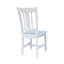 Chaise d'appoint en bois massif Evalyn-27430353