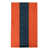 Orange et bleu marine