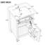 Armoire de salle de bain moderne et robuste avec beaucoup de rangement et lavabo-352585477