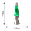Razzo LED with Silver Base Retro Desk Table Light Lava Lamp-1063200125