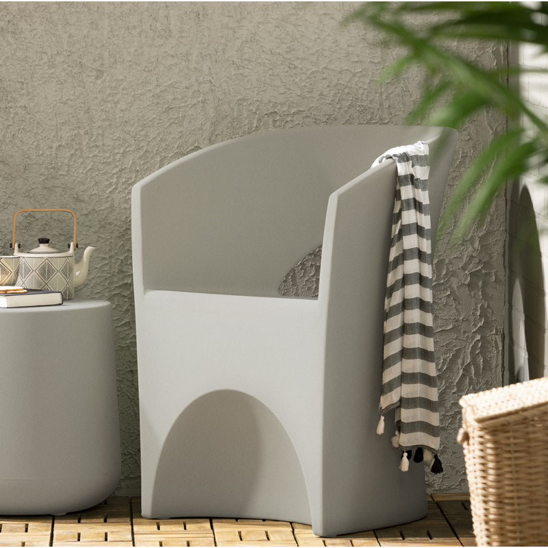 Dalya Patio Chair, Greige