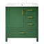 Ensemble de meuble-lavabo 30 po avec lavabo, porte, armoire de rangement en céramique-1230601764-1230601787