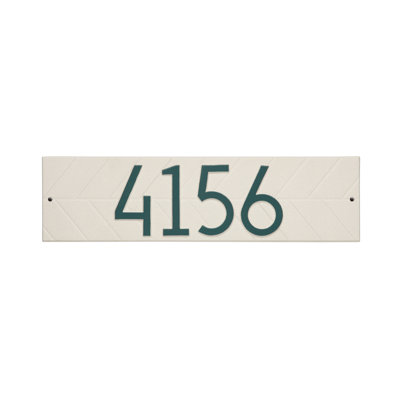 Mid-century Modern Herringbone Wall Plaque