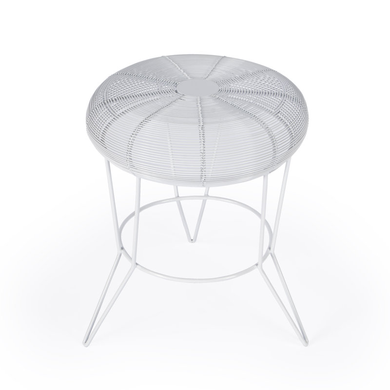 Table de bout Francea, Blanc