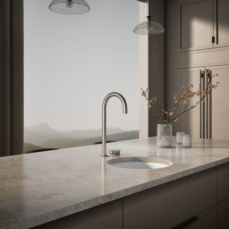 Aquifer4-In-1 Tall Arc Beverage Faucet, Stainless Steel