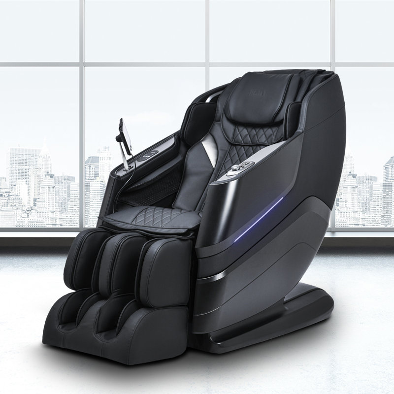 Fauteuil de massage TP-Epic 4D, Similicuir noir, Noir