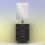 Jerius 600mm Single Bathroom Vanity with Integrated Ceramic Basin-1612962790-1612962789