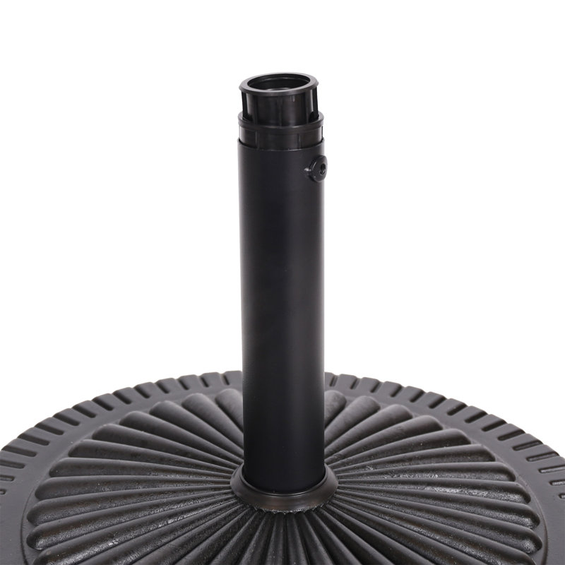 Base de parasol en résine noire (60506.00)