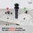 Mokleba Bathroom Sink Pop-Up Drain Without Overflow In Painted Matt Black-123211209