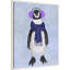 «Penguin Ear Muff» par Fab Funky, impression sur toile encadrée