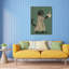 Art mural sur toile 24 "x 32" Black Cat Coffee