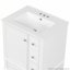 Armoire de meuble-lavabo autoportante 24 po avec plateau en céramique et tablettes de rangement 24 po-116858939