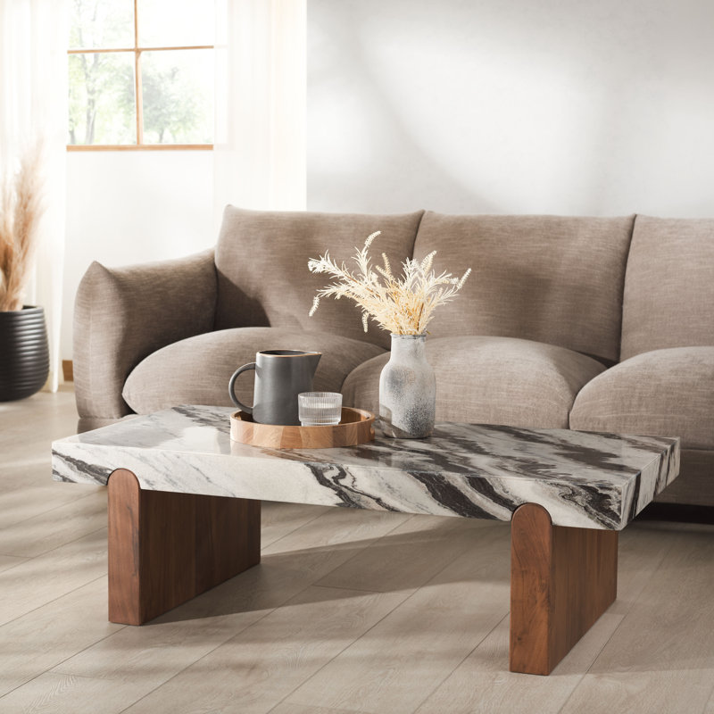 Furmark Marble Top Coffee Table