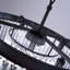 Hallum 19.7" W 5-Light Dimmable Drum Chandelier-657260415