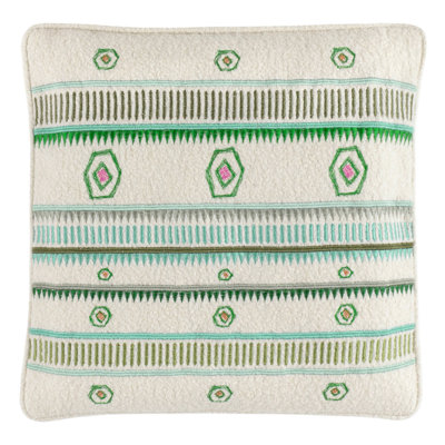 Wool Throw Square Pillow Cover