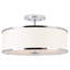 Plafonnier semi-encastré 3 lumières 15,25 "decarlos