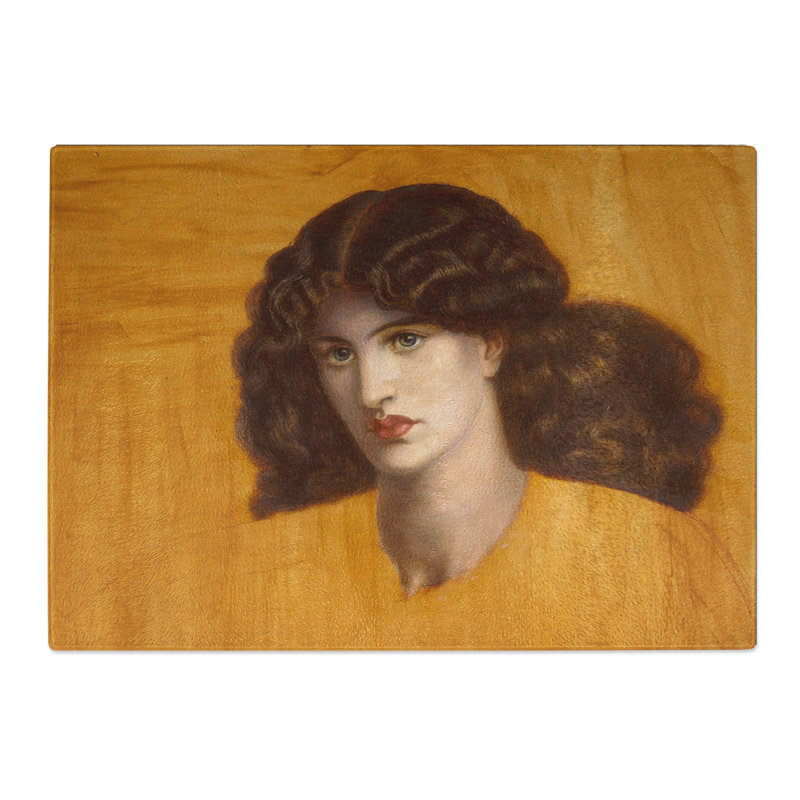 The Lady of Pitty by Dante Gabriel Rossetti Chopping Board, 20cm W x 28.5cm L