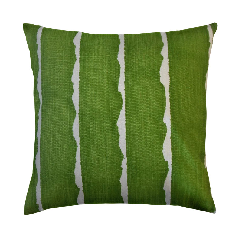 Coussin en coton Panya, Vermillion, 22 po x 22 po