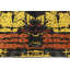Tapis oriental multicolore moderne fait à la main 8 pi 5 po x 10 pi