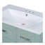 Ensemble de meuble-lavabo avec lavabo, armoire de salle de bain avec tiroirs, structure solide et panneau de fibres à densité moyenne-1874044355