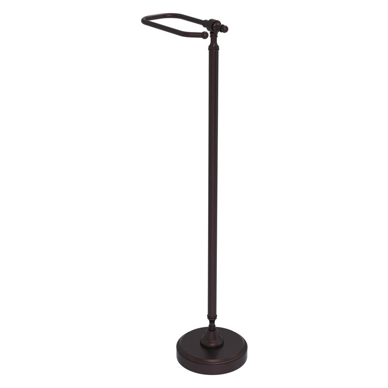 Porte-papier hygiénique sur pied Gober, Bronze antique