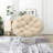 Hubhalsun 360° Swivel Papasan Chair, Round Wicker Papasan Chair with Thick Cushion, 350 lbs Capacity Indoor/Outdoor Papasan Chair for Patio, Living Room, Bedroom-1267490322