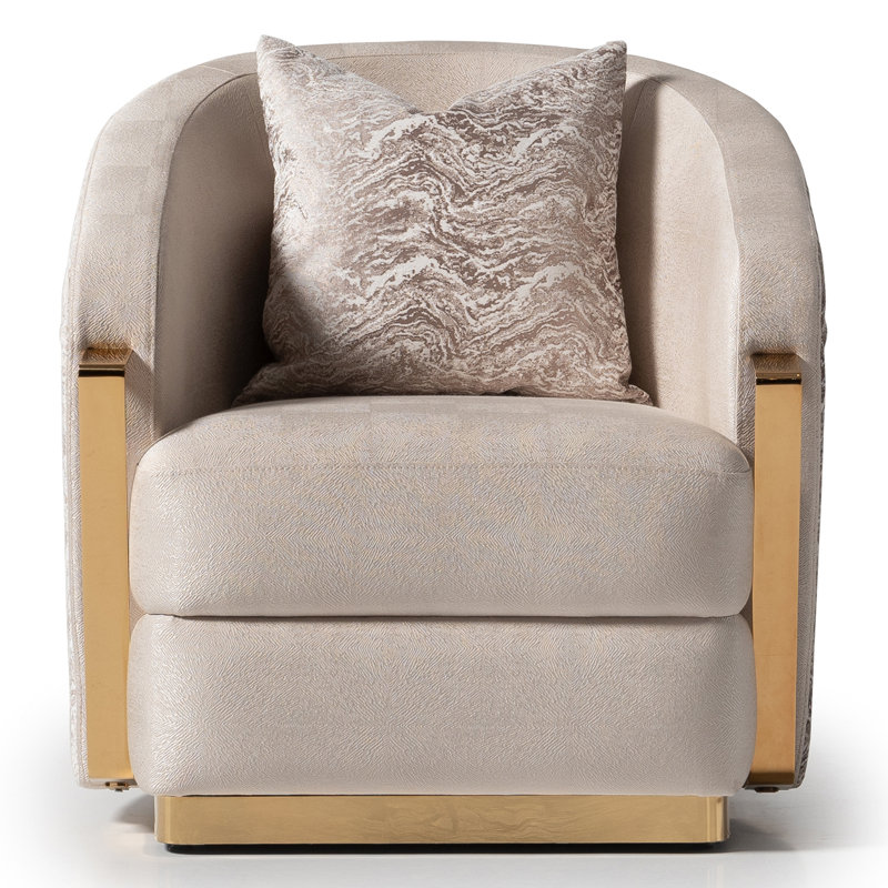Carmela 32'' Wide Barrel Chair